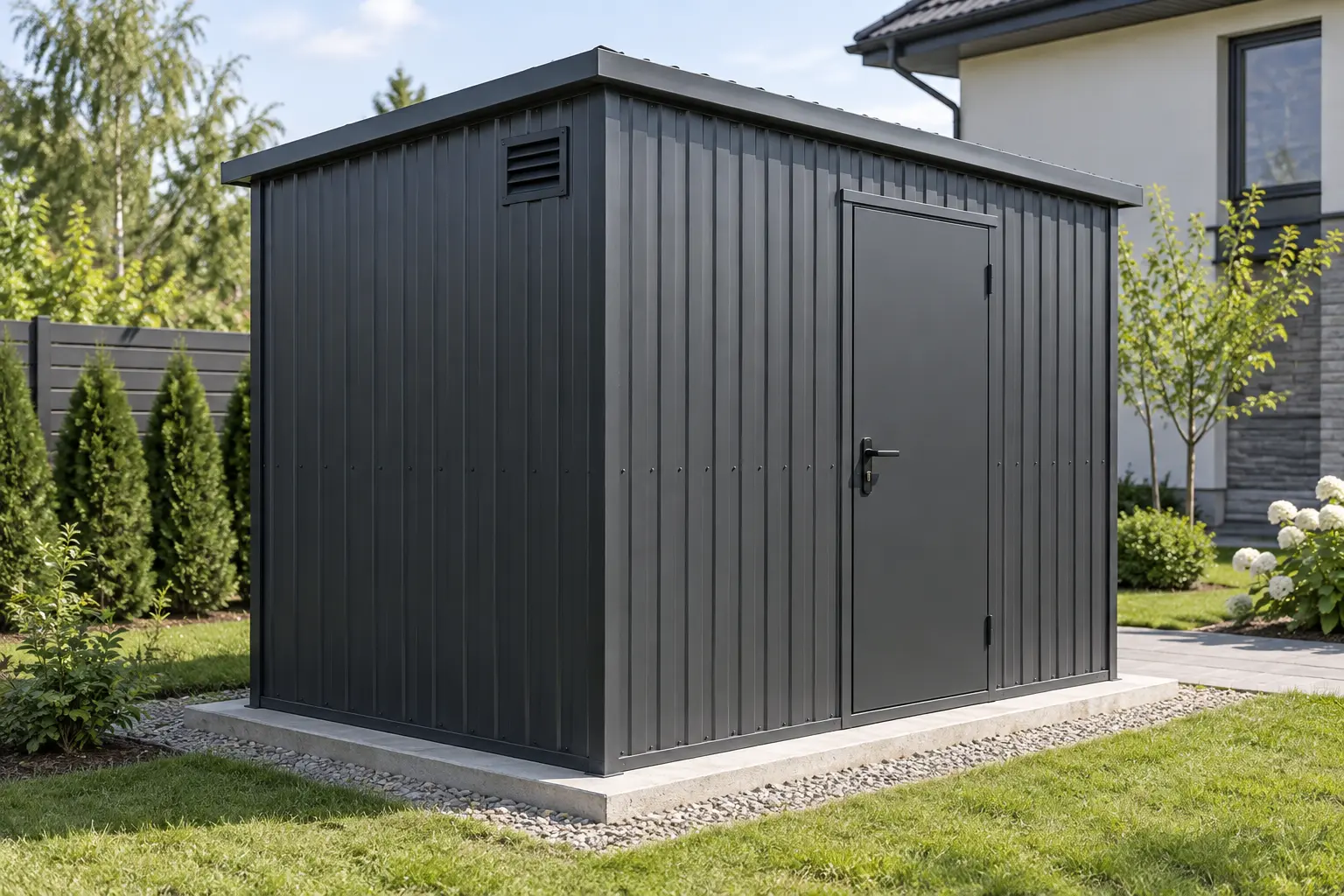 Компактный хозблок 2 × 3 м — вариант исполнения